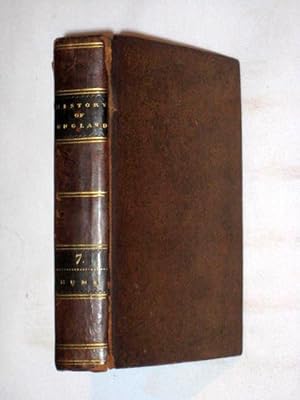 Image du vendeur pour The HISTORY of ENGLAND From the Invasion of Julius Caesar, to the Revolution of 1688. Stereotype Edition in Ten Volumes. Vol VII. Covers from 1612 (James I) to 1642 Charles I Moves to York. mis en vente par Tony Hutchinson