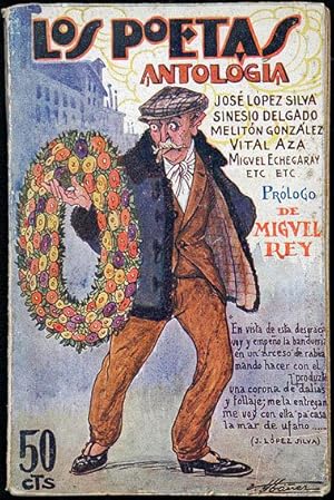 Imagen del vendedor de Los Poetas. N 37 : Antologa. Ao II. No. 37. 20 abril 1927 / Prlogo de Miguel Rey ; Portada e ilustraciones de Ibez ; Retrato por Cuevas a la venta por Lirolay