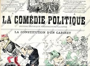 LA COMEDIE POLITIQUE. JOURNAL SATIRIQUE HEBDOMADAIRE ILLUSTRE. CINQUIEME ANNEE. N°193. DIMANCHE 2...