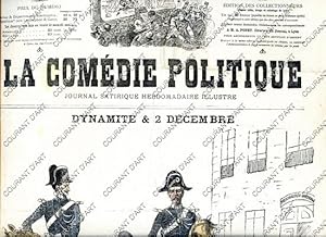 LA COMEDIE POLITIQUE. JOURNAL SATIRIQUE HEBDOMADAIRE ILLUSTRE. CINQUIEME ANNEE. N°207. DIMANCHE 3...