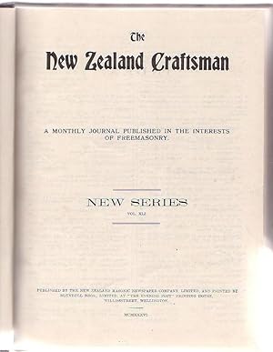 Imagen del vendedor de The New Zealand Craftsman: A Monthly Journal Published in the Interests of Freemasonry. 1936. a la venta por Renaissance Books, ANZAAB / ILAB