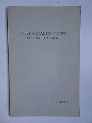 Seller image for Mechanical properties of high polymers. for sale by Antiquariaat De Boekenbeurs