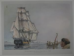 The Bark Superior Enters Bering Strait, July 23, 1848.