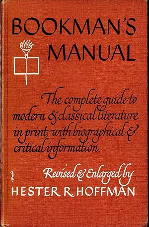 Bookman's Manual : A Guide to Literature.