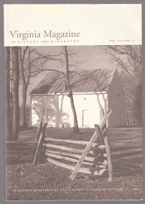 Virginia Magazine of History and Biography Vol. 116. No. 3. 2008