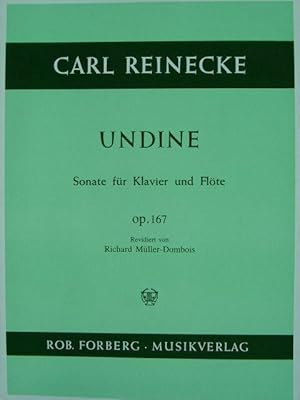 Bild des Verkufers fr Undine. Op. 167. Sonate fr Klavier und Flte. Revidiert von Richard Mller-Dombois. 2 Stimmhefte (= komplett). zum Verkauf von Antiquariat Tarter, Einzelunternehmen,