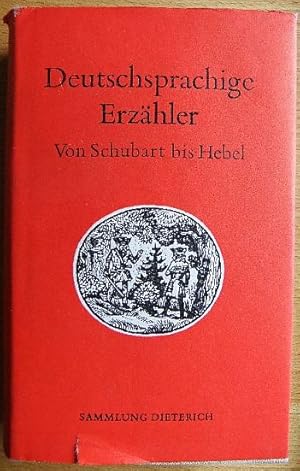 Deutschsprachige Erzähler. Von Schubart bis Hebel. - Sammlung Dieterich.