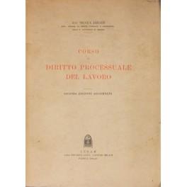 Bild des Verkufers fr Corso di diritto processuale del lavoro zum Verkauf von Libreria Antiquaria Giulio Cesare di Daniele Corradi