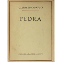 Imagen del vendedor de Fedra a la venta por Libreria Antiquaria Giulio Cesare di Daniele Corradi