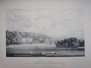 A Fine Original Antique Lithograph Illustration of Stratton Park in Hampshire, the Seat of Sir Th...