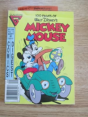 Seller image for Walt Disney's Mickey Mouse Comics Digest No. 5 Sept. 1987 for sale by Stillwaters Environmental Ctr of the Great Peninsula Conservancy