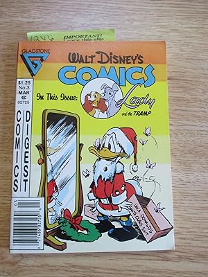 Imagen del vendedor de Walt Disney's Comics Digest No. 3 March 1987 a la venta por Stillwaters Environmental Ctr of the Great Peninsula Conservancy