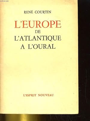 Immagine del venditore per L'EUROPE DE L'ATLANTIQUE A L'OURAL venduto da Le-Livre