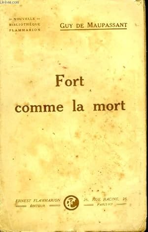 Bild des Verkufers fr FORT COMME LA MORT. zum Verkauf von Le-Livre