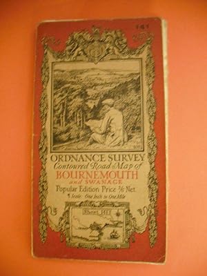 Ordnance Survey Contoured Road Map: Bournemouth and Swanage Sheet 141 (Popular edition)