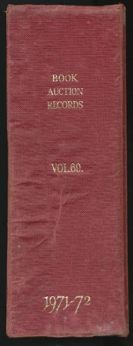 Book-Auction Records: A Priced and Annotated Annual Record of International Book-Auctions- Volume...