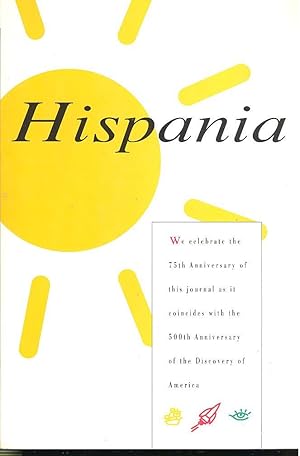 Hispania ; a journal devoted to the teaching of Spanish and Portuguese. Vol.75, no.4 - October 1992