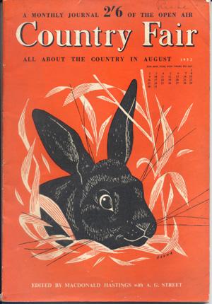 Bild des Verkufers fr Country Fair; a Monthly Journal of the Open Air: All About the Country in August 1953 zum Verkauf von Bay Books