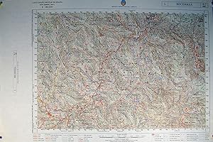 BECERREA - GALICIA. Mapa a Escala 1: 50.000. Cartografía Militar de España: Serie L Hoja nº 9-7 (99)