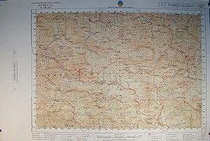 PUEBLA DE LILLO - LEON. Mapa a Escala 1: 50.000. Cartografía Militar de España: Serie L Hoja nº 1...