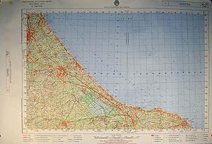 GANDIA - COMUNIDAD VALENCIANA. Mapa a Escala 1: 50.000. Cartografía Militar de España: Serie L Ho...