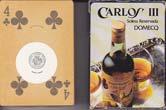 BARAJA FOURNIER CON PUBLICIDAD DE BRANDY CARLOS III. ¡ SIN USAR ! - Naipe Poker de 54 Cartas