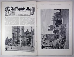 Original Issue of Country Life Magazine Dated August 19th 1899, with a Main Feature on Melbury Ho...