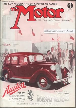 " The Motor " Vol. LXXIII., No. 1908 , Tuesday July 19, 1938