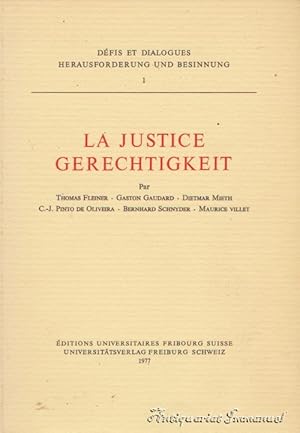 Seller image for La Justice. Gerechtigkeit. for sale by Antiquariat Immanuel, Einzelhandel