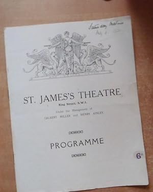 Seller image for Theatre Programme - Uncle Ned. St. James's Theatre, May, 1920 for sale by BRIMSTONES