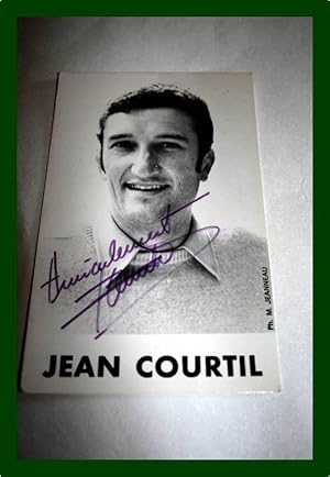 Photographie dédicacée de l'imitateur Jean Courtil