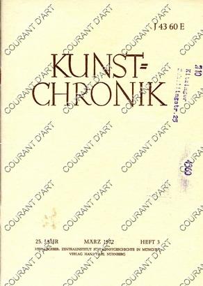 KUNST=CHRONIK. 25. JAHR. MARZ 1972. HEFT 3. FRIEDRICH HERLINS NORDLINGER HOCHALTAR VON 1462. ANDR...