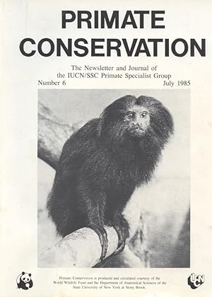 Imagen del vendedor de Primate Conservation - The Newsletter and Journal of the IUCN/SSC Primate Specialist Group. Number 6. a la venta por Frank's Duplicate Books