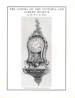 Imagen del vendedor de The Clocks of the Victoria and Albert Museum a la venta por Delph Books PBFA Member