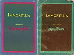 Image du vendeur pour IMMORTALIA; Volume One: Limericks, and Volume Two: Folk Verse mis en vente par Alta-Glamour Inc.
