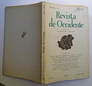 Bild des Verkufers fr Revista De Occidente n 22. La Expansin De La Tierra; El Existencialismo y La Filosofa Analtica; Notas Sobre La Visin Norteamericana De Espaa 1860 a 1870; Las Tardes De Su Vida zum Verkauf von La Social. Galera y Libros