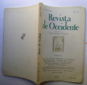 Imagen del vendedor de Revista De Occidente n� 29. La Persona De Mara�on; Europa Como Decisi�n; Individuo y Colectividad; El Retorno De La Inteligencia; Nuno De Sampayo a la venta por La Social. Galer�a y Libros