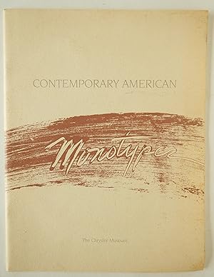 Seller image for Contemporary American Monotypes for sale by Martin Kaukas Books