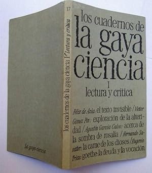 Imagen del vendedor de Los Cuadernos De La Gaya Ciencia. I Lectura y Crtica a la venta por La Social. Galera y Libros