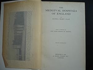 Imagen del vendedor de The Mediaeval Hospitals of England. a la venta por J. King, Bookseller,