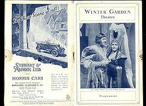 Imagen del vendedor de The Vagabond King: Souvenir Theatre Programme Performed at Winter Garden Theatre, Drury Lane, London a la venta por Little Stour Books PBFA Member