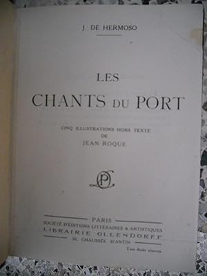 Bild des Verkufers fr Les chants du port zum Verkauf von Frederic Delbos
