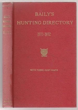 Seller image for Baily's Hunting Directory with Hunt Maps 1971-72 Number 65 for sale by HORSE BOOKS PLUS LLC