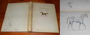 Seller image for Hoofbeats Drawings and Comments. Signed Limited Numbered #117/150 in Full Vellum for sale by HORSE BOOKS PLUS LLC