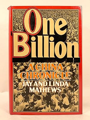 Seller image for One Billion: A China Chronicle for sale by Old New York Book Shop, ABAA