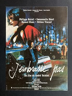 J'EMBRASSE PAS-ANDRÉ TÉCHINÉ-AFFICHE PETIT FORMAT