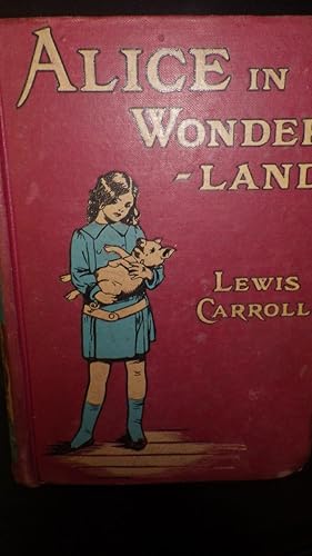 Immagine del venditore per ALICE IN WONDERLAND, By Lewis Carroll, with Pictures By Gordon Robinson, Purple Cloth Cover of Alice Standing with Wavy Hair Wearing Blue Dress, Light Brown Belt & Long Blue Socks & Black Slippers. Holding Baby Who Had Turned Into a Pig Lying on Its Bac venduto da Bluff Park Rare Books