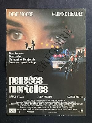 PENSEES MORTELLES-AFFICHE PETIT FORMAT