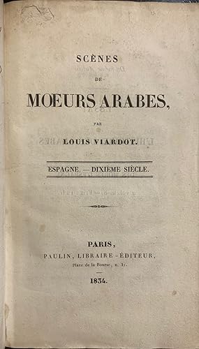 Scènes De Moeurs Arabes. Espagne, Dixième Siècle