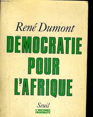 Seller image for Dmocratie pour l'Afrique for sale by Le-Livre